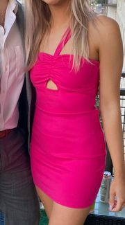 REVOLVE  Pink Asymmetrical Dress