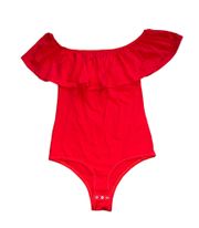 J. crew Red Bodysuit 