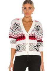 NWT BB Dakota back country cardigan in ivory Red