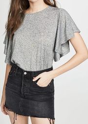 Jack by BB Dakota Perfect Day flutter sleeve top