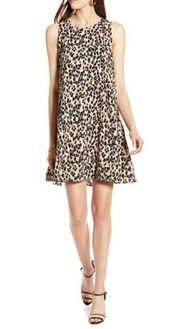 NWT Halogen Abstract Animal Print A Line Dress Small