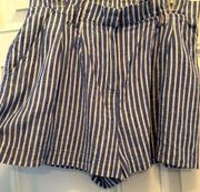 1. STATE shorts blue and White stripe size 12