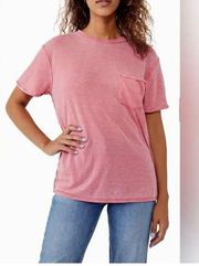 Free People NWT  Vella Tee Crewneck Short Sleeve M