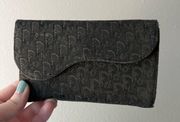 Vintage black “DIOR” logo Christian Dior wallet