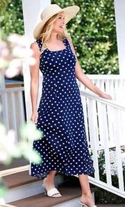 Susan Graver QVC black  pock-dot dress size XS