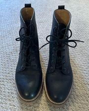 Madewell Clair Lace-up Boot in leather