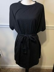 SheIn  Tue Waist TShirt Dress M