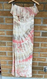 Gypsy 05 Silk Ruffle Maxi Dress XS