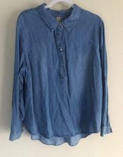 Liverpool Chambray Top Size XXL