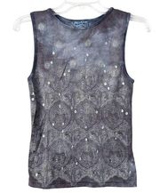 Michael Stars Gray Sequin Tank Top OSFM