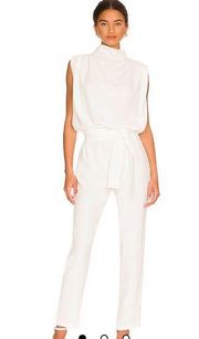 Amanda Uprichard X REVOLVE Fabienne Jumpsuit in Ivory