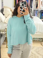 H&M baby blue hoodie