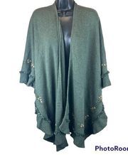 Soft Surroundings Wool Blend Poncho