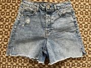 jean shorts with