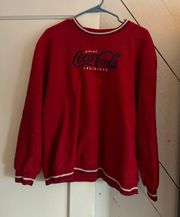 Vintage coca cola fleece crewneck