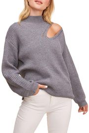 Turtleneck Cutout Sweater