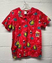 The Grinch 50th Bday Scrub Top