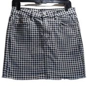 Dollhouse skirt black & white checkered plaid Sz 9