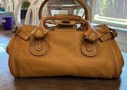 Chloe leather hand bag EUC