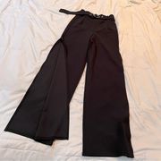 Bershka wide leg super high waisted pants size Small