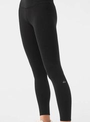 Alo airbrush 7/8 high rise black leggings medium