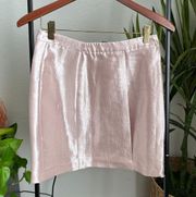 Pink Satin Skirt