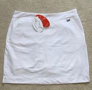 White Golf Skirt