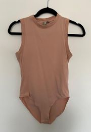 Salmon Bodysuit With Back Cut Out - Size 4