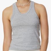 Bandier x Sincerely Jules The Willow Scoop Neck Tank in Vintage Heather …