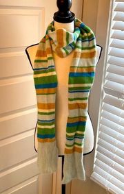 Aeropostale || Green/blue/cream/tan Striped scarf