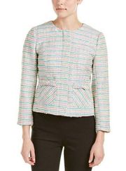 CeCe 6 Tweed Colorful Blazer