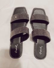 Rhinestone sandals 