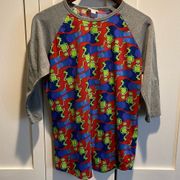 LulaRoe Kermit Baseball Tee Size M