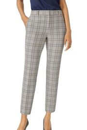 Trousers Pants Size 0 Plaid Mid Rise Preppy Work Wear Office Career