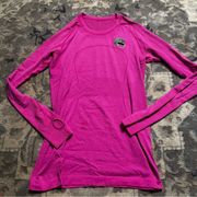 Lululemon pink swiftly tech long sleeve size 8