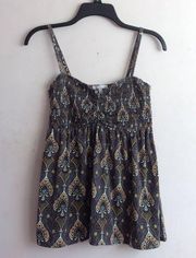 O'Neill Paisley Print Spaghetti Strap Top!