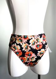 High Waist Floral Bathing Suit Bottoms