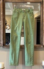 Christopher Blue Colored Jeans Stretch Womens 2 Comfy