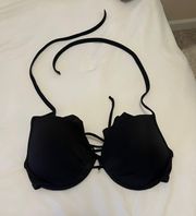 Black Push-up Bikini Top