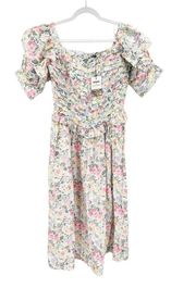 BATSHEVA X LAURA ASHLEY Botanical Floral Eden Dress 10 NWT