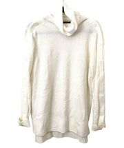 HALOGEN‎ Cowlneck Sweater with Button Sleeves