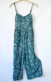 Green Floral Jumpsuit