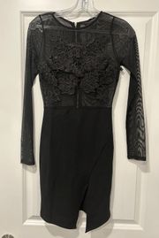 Black Lace, One peace dress size small