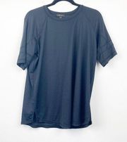 ALALA Revolve Black Mesh ALL DAY Athletic Tshirt S