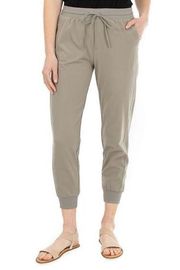 Rachel Zoe Casual Pull On Jogger Pants Taupe Tan Size Large High Rise