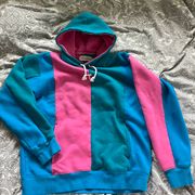 Colorblock Oversized TF Sweatshirt Hoodie