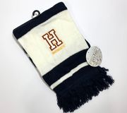 Hogwarts Black/white Knit Fringe Scarf