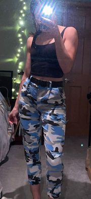 VIP Blue Camouflage Pants