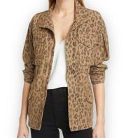 FRAME Spring Cheetah Service Cargo Jacket $265