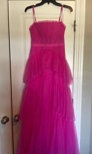 Hot Pink Prom Or Formal Dress